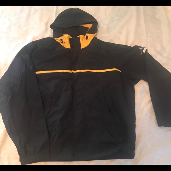 Vintage Nautica Rain Jacket Mens Xl 